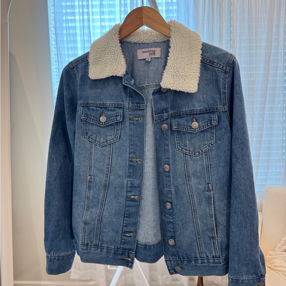 Sherpa Lined Denim Jacket